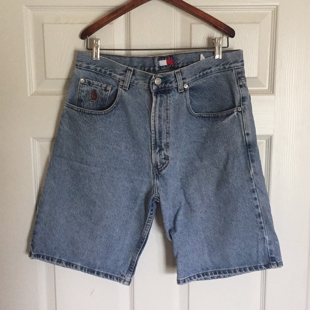 TOMMY HILFIGER *VNTG shorts jean baggy 31w